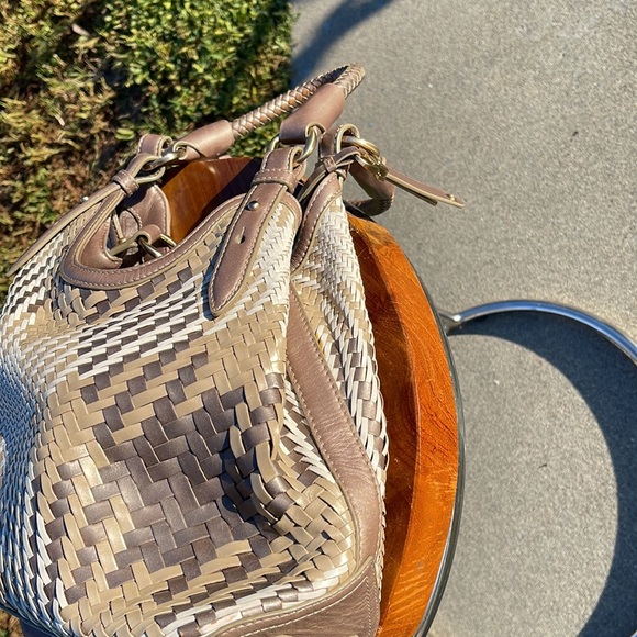 Cole Haan Genevieve triangle woven bag - Picture 7 of 10
